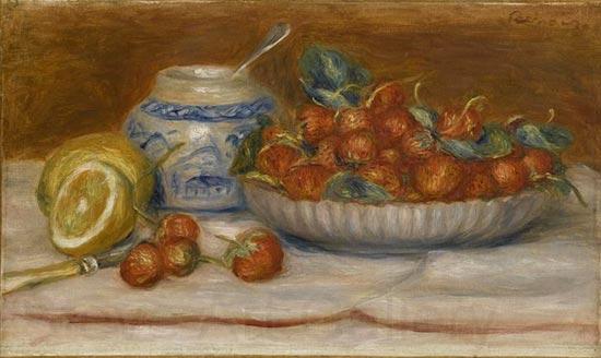 Pierre Auguste Renoir Fraises Spain oil painting art